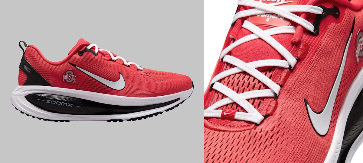 Nike drops new Ohio State Vomero 18 running shoes ahead of college football season
