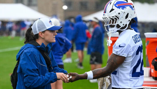 Buffalo Bills S C.J. Gardner-Johnson injured, carted to locker room during training camp