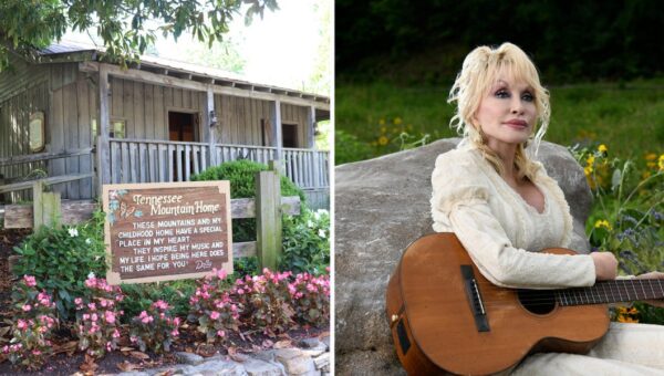 See inside Dolly Parton’s childhood home, a 2-room log cabin where she lived with her 11 siblings