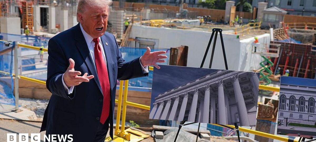 Trump asks Supreme Court to allow ballroom work to continue