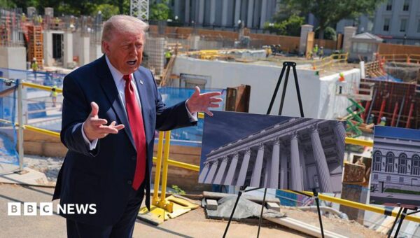 Trump asks Supreme Court to allow ballroom work to continue