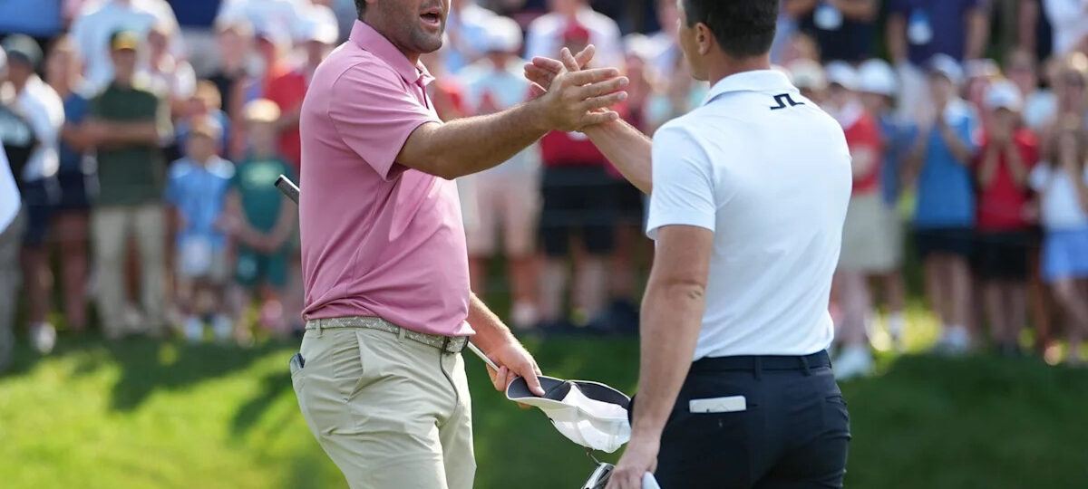 Viktor Hovland makes a statement about Scottie Scheffler after he wins the Tour Championship