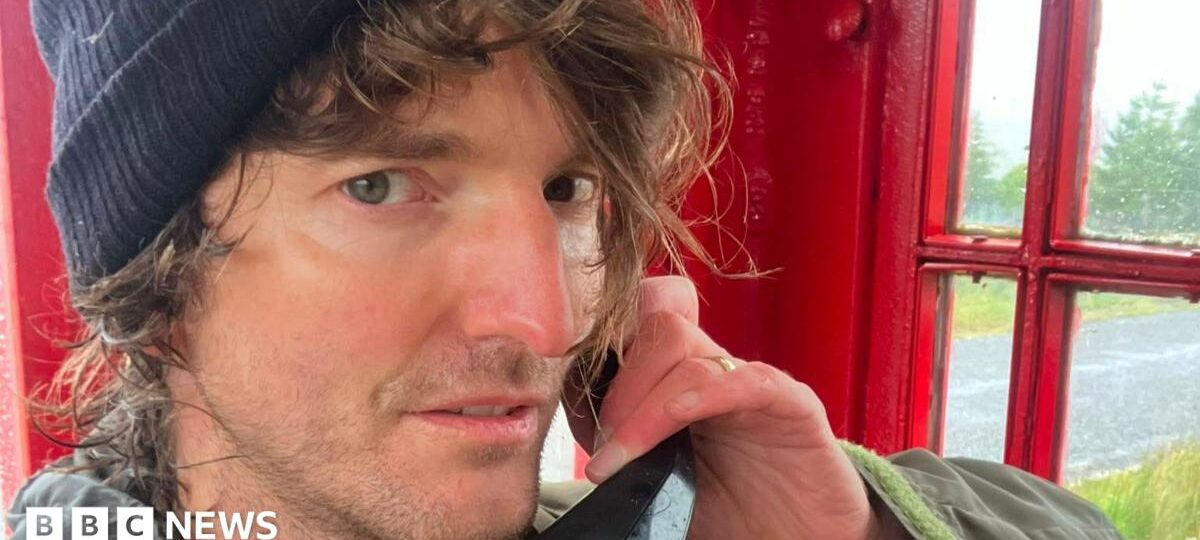 Man makes 1,700-mile round journey to save rare phone box on Scottish island