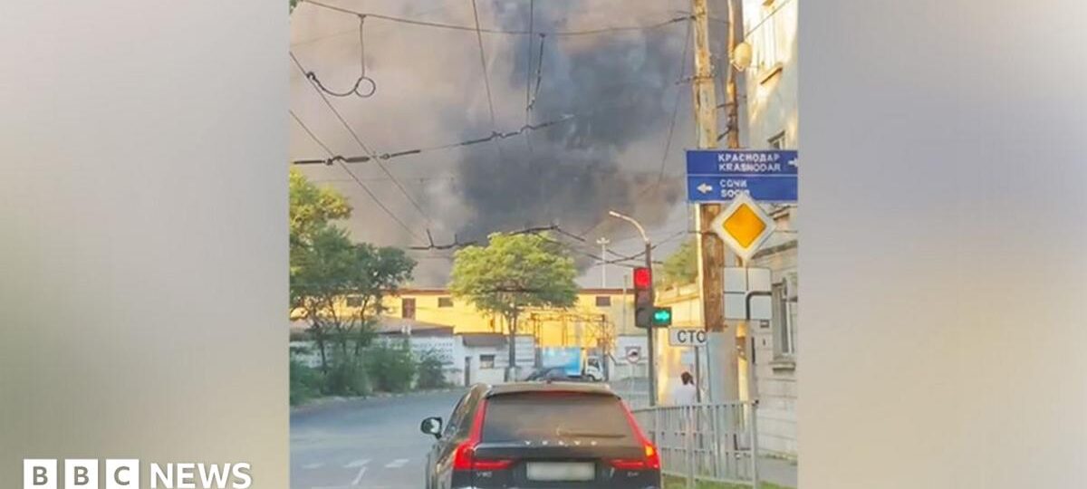 Major Russian grain export terminals hit in Ukraine Black Sea port attack