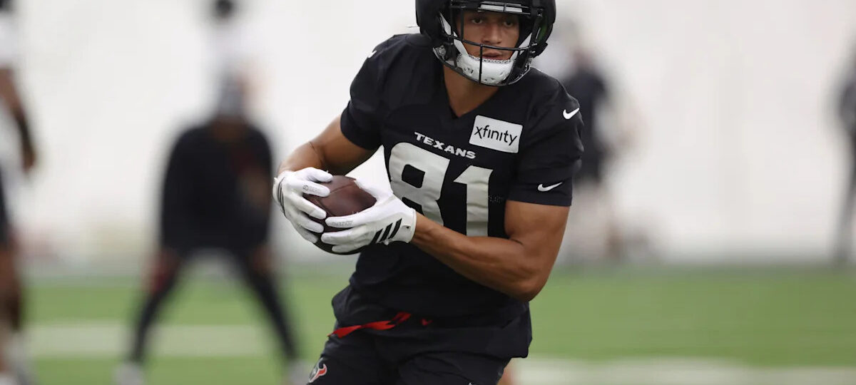 Texans WR Jayden Higgins suffers injury in joint practice session vs. Raiders