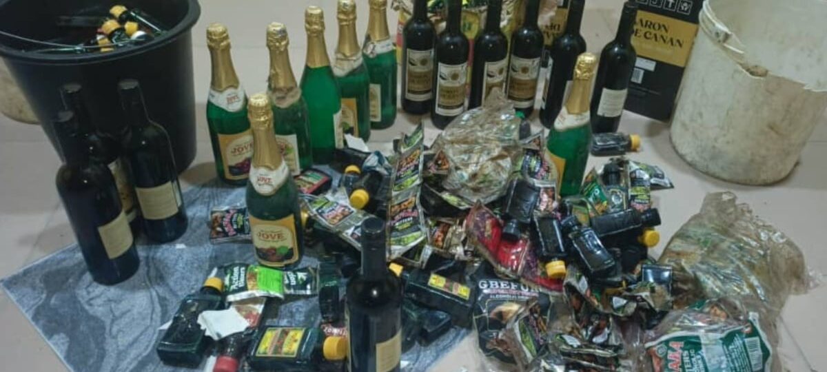 Delta Police discovers warehouse of suspected adulterated beverages, arrests driver