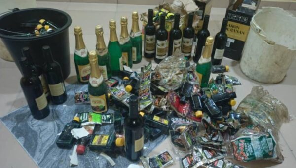 Delta Police discovers warehouse of suspected adulterated beverages, arrests driver