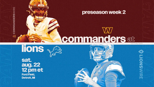 Lions vs. Commanders: Live updates, score, highlights in NFL preseason