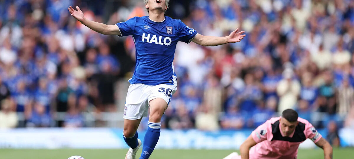 Daizen Maeda makes winning competitive debut for Ipswich Town