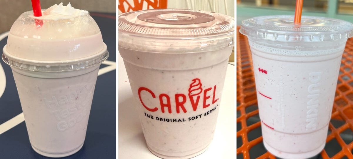 I ordered milkshakes from Dairy Queen, Carvel, and Baskin-Robbins. There was a clear winner in terms of flavor and value.