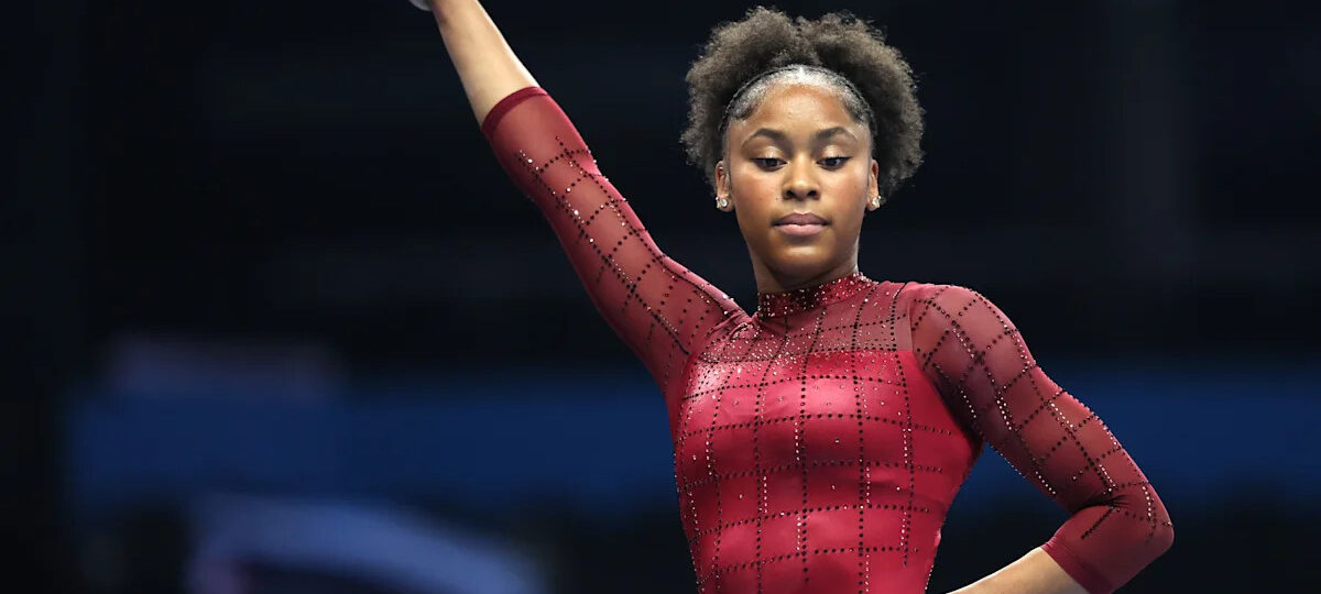 Skye Blakely shares US Gymnastics Championships lead after successful all-around return