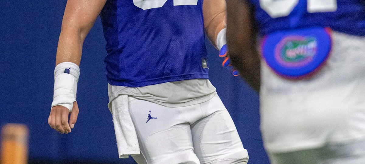 Harrison Moore has drawn Jake Slaughter comparisons as Florida’s offensive line takes shape