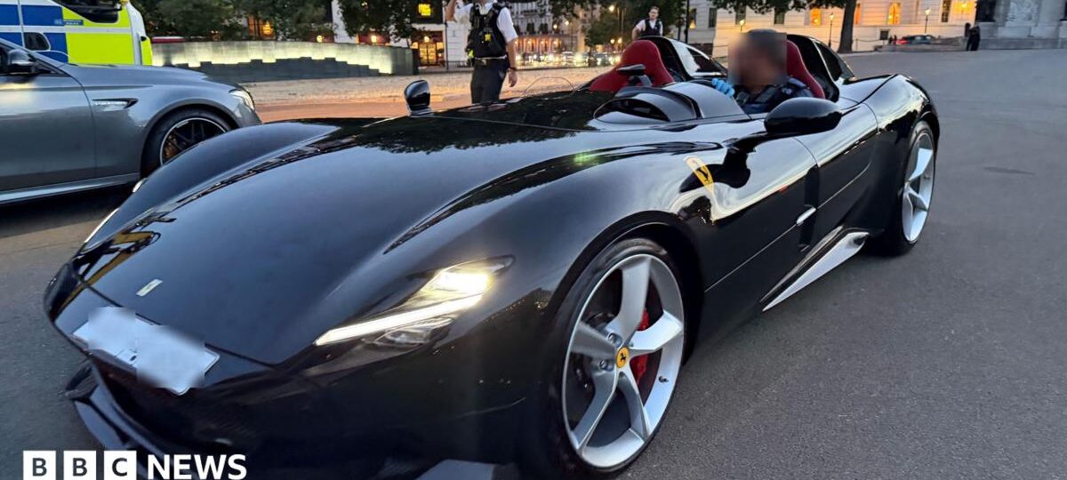 Rare £3.7m Ferrari seized in police crackdown