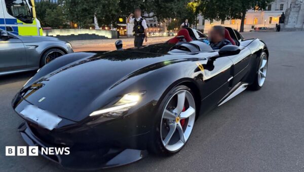 Rare £3.7m Ferrari seized in police crackdown
