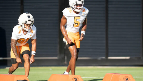 Tennessee football receiver TK Keys limited at first preseason practice