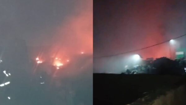 Spare parts worth millons of naira destroyed as fire ravages Ibadan market