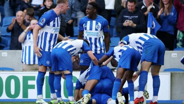 EPL table: Brighton overtake Arsenal at top, Liverpool draw at Newcastle