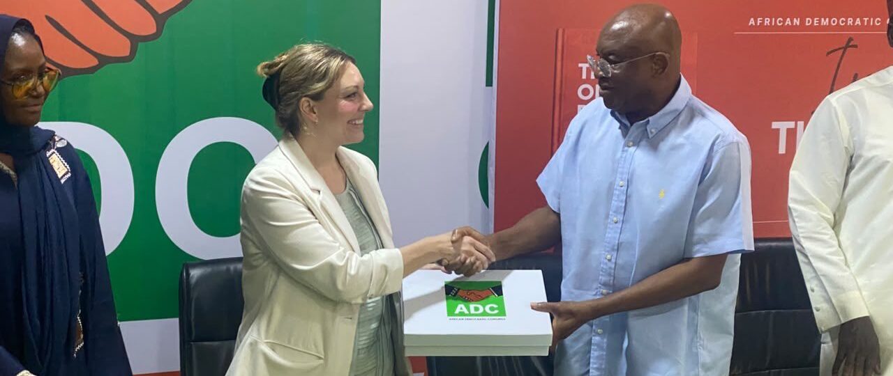 2027: David Mark meets officials of US pro-democracy [PHOTOS]