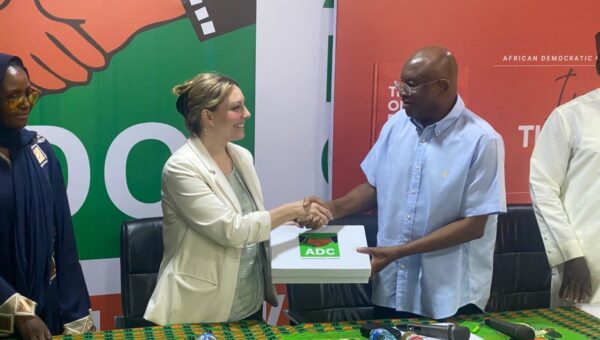 2027: David Mark meets officials of US pro-democracy [PHOTOS]