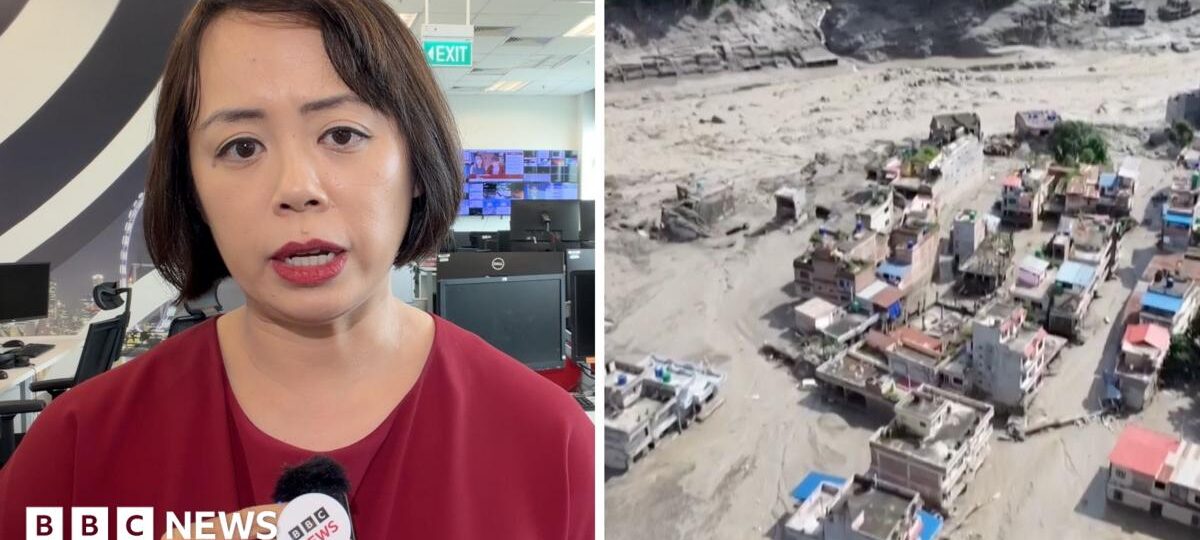 Watch: How a glacial collapse caused devastation downstream