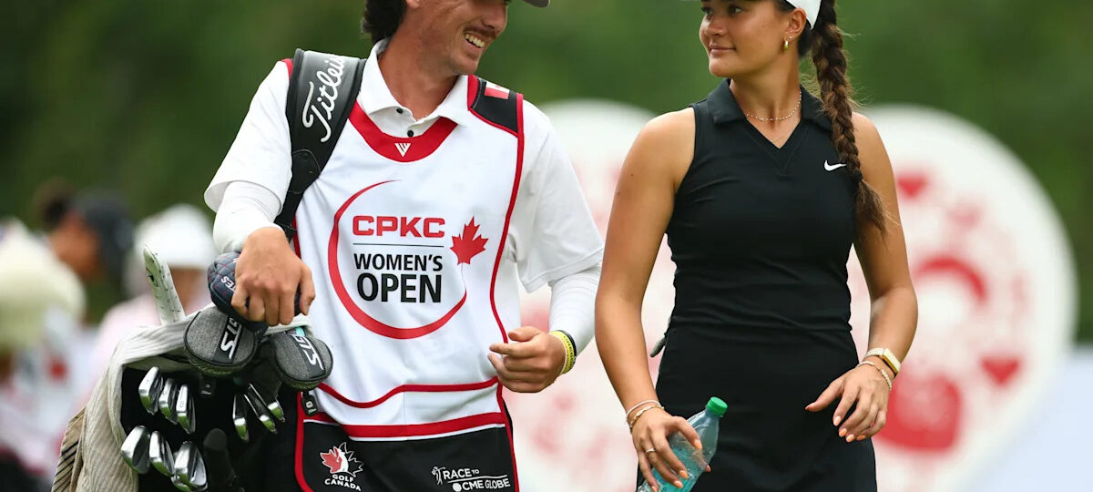 Kiara Romero contending at CPKC Women's Open, her first LPGA event since turning pro