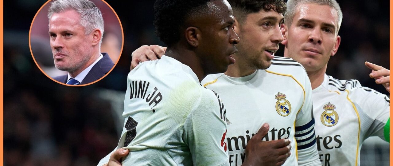 Jamie Carragher rates Arsenal’s chances of signing Vinicius Junior this summer