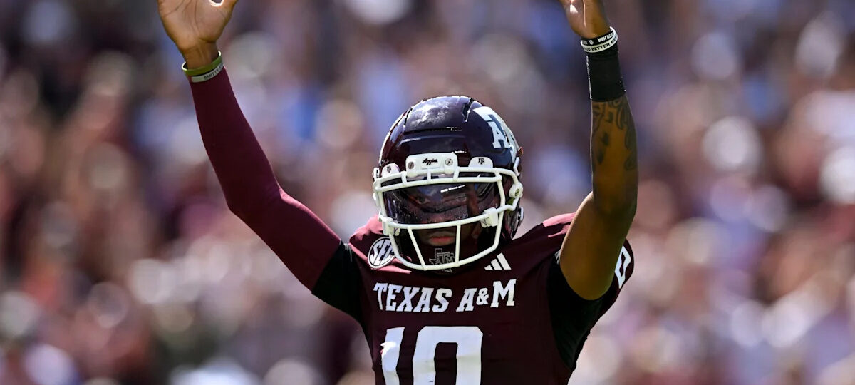Texas A&M QB, transfer DE speak to media after sixth preseason practice
