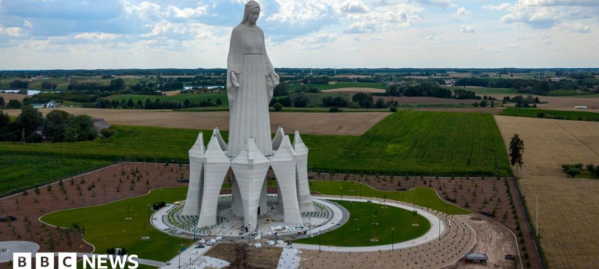 Europe's tallest Virgin Mary statue unveiled in rural Poland