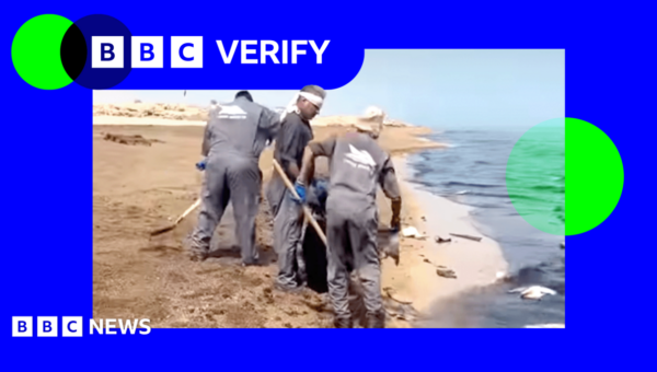 How a major oil slick started washing up on Iran’s beaches