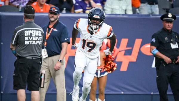 Marvin Mims bruised his foot, Broncos think he’ll be fine