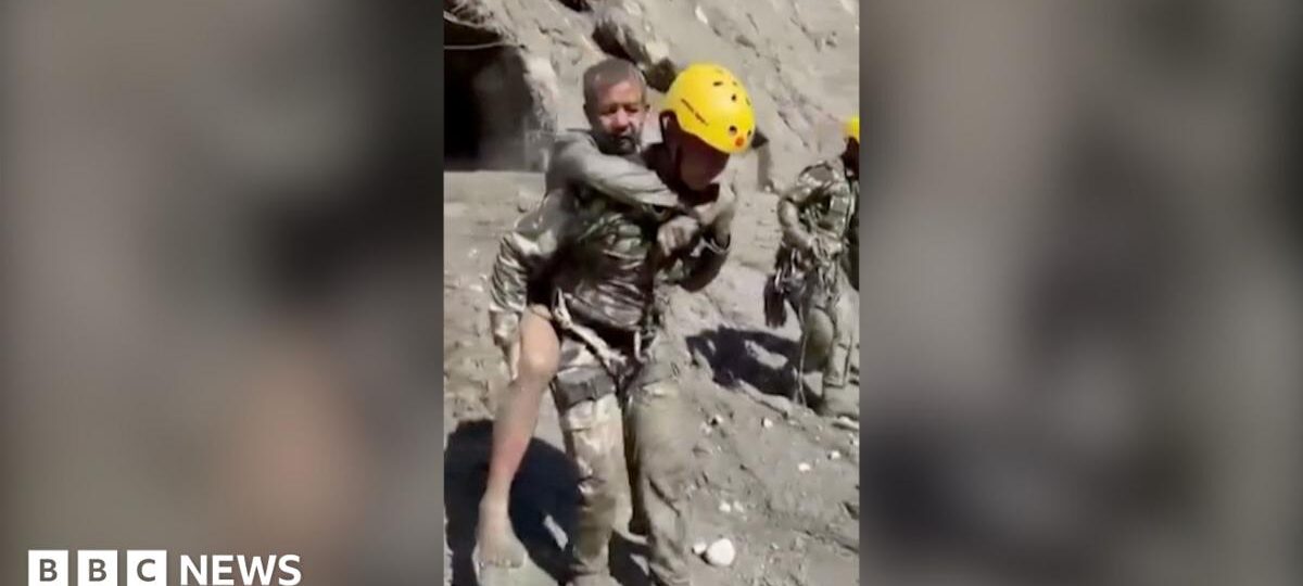 Nepal army rescues survivors from hydropower tunnel