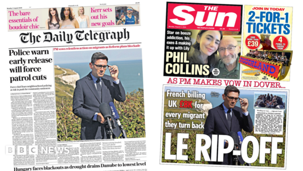 The Papers: Police warn on early release and ‘le rip-off’