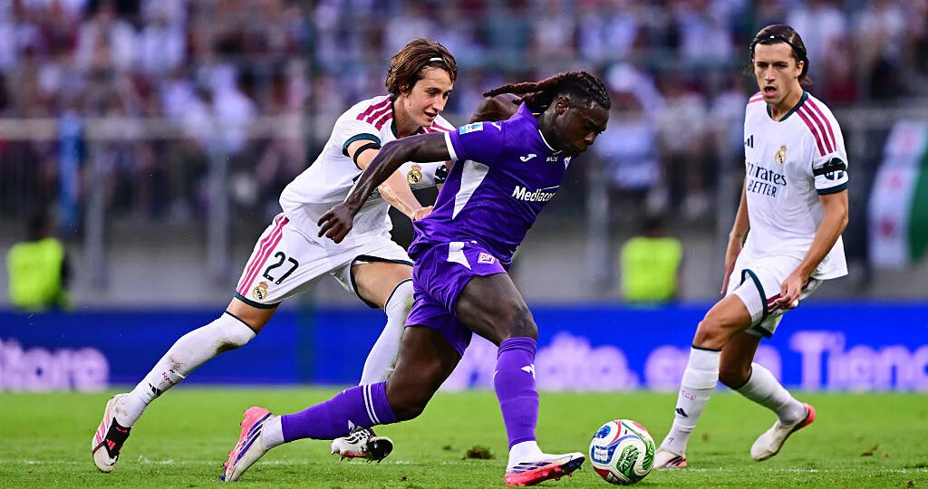 Real Madrid lead, Fiorentina fight back: 2-2, Piccoli and Kean