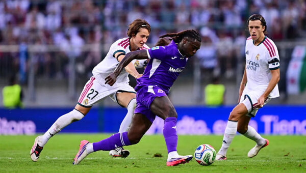 Real Madrid lead, Fiorentina fight back: 2-2, Piccoli and Kean