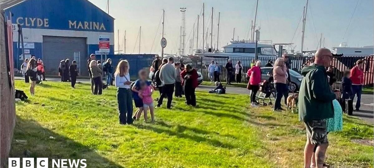 Arran ferry evacuated over 'bomb threat' as passenger rescued from sea