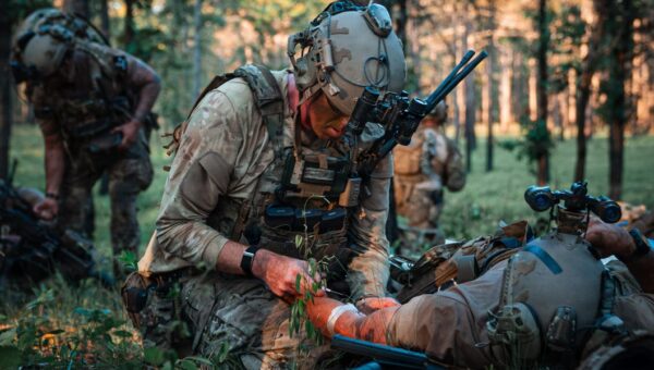 Military medics train to keep casualties alive until evacuation. In the next war, that could take days, or even weeks.