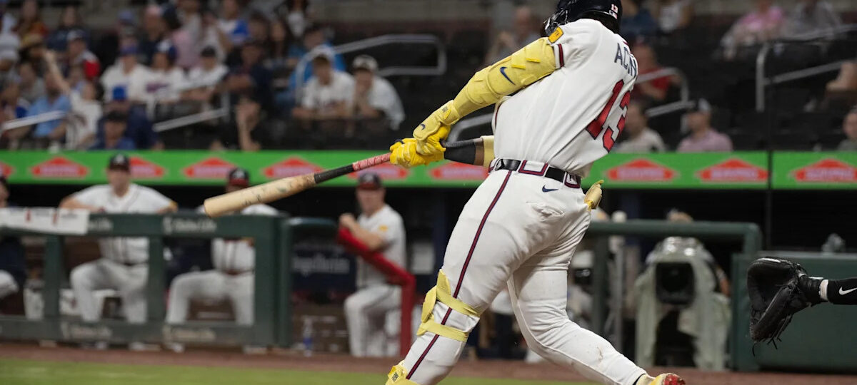 Ronald Acuna DHs, as Mike Yastrzemski mans right field
