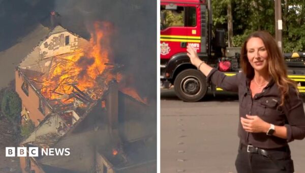 Watch: ‘Carnage’ in Stourbridge as houses destroyed by fire