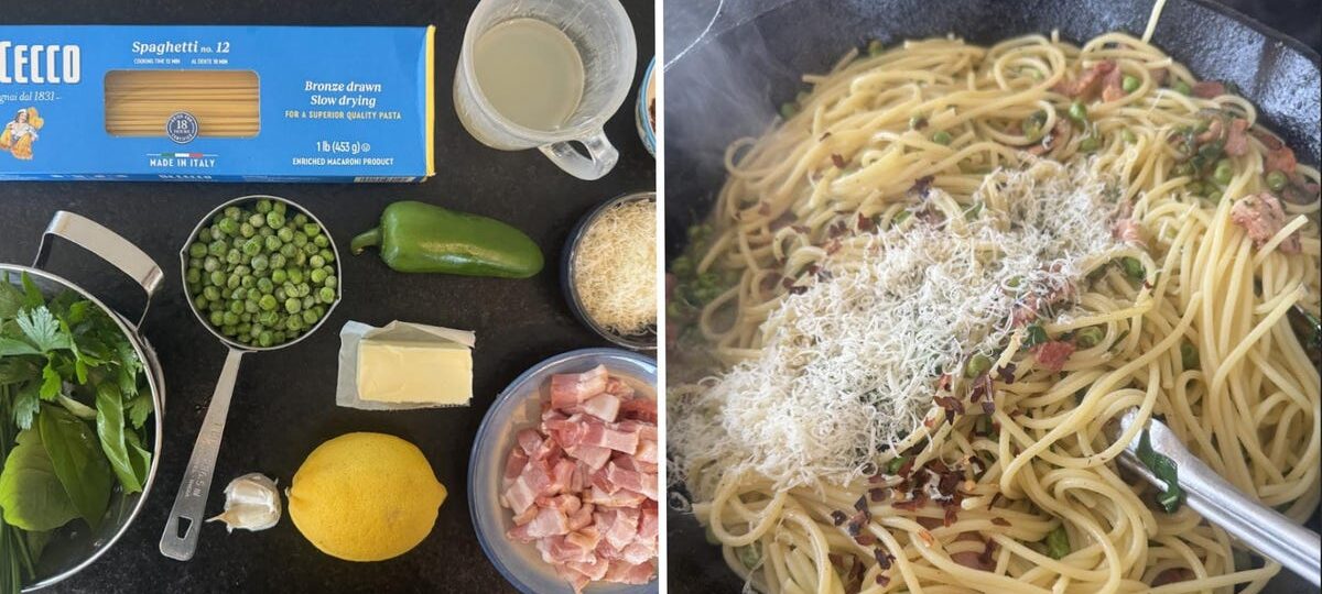 I made Gordon Ramsay's 10-minute veggie pasta. It's one of my new go-to summer dinners.