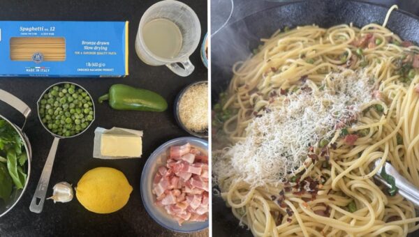 I made Gordon Ramsay’s 10-minute veggie pasta. It’s one of my new go-to summer dinners.