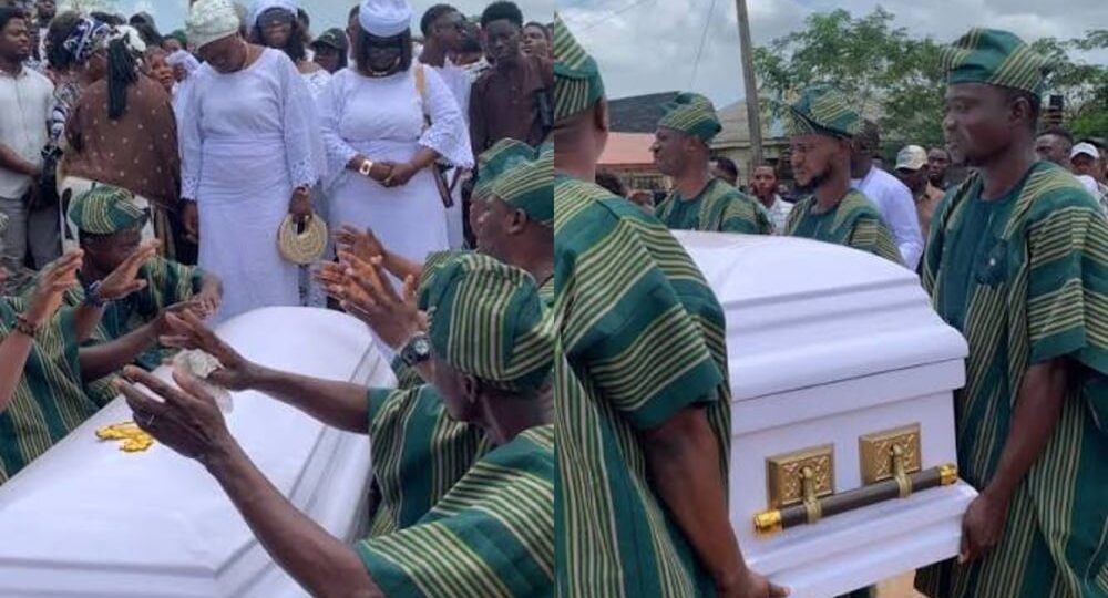 Veteran Juju singer Saint Janet buried in Abeokuta [VIDEO]