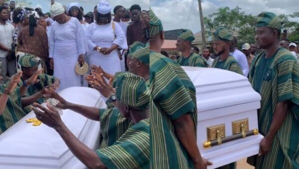 Veteran Juju singer Saint Janet buried in Abeokuta [VIDEO]