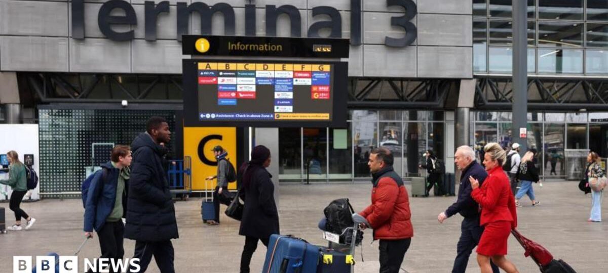 Heathrow Airport warns of disruption following floods
