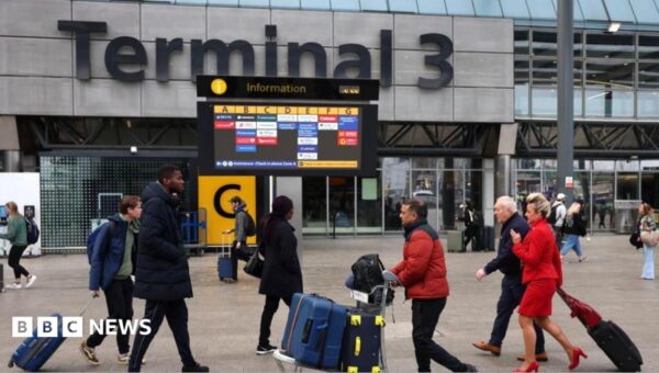 Heathrow Airport warns of disruption following floods