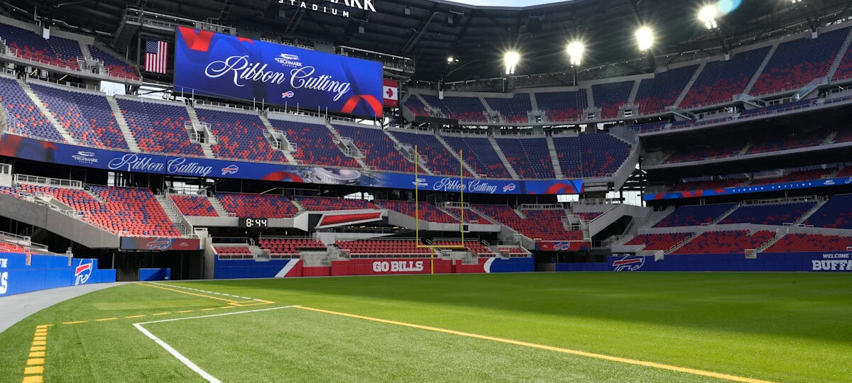 Fans quickly noticed a surprising issue with the Bills' new stadium