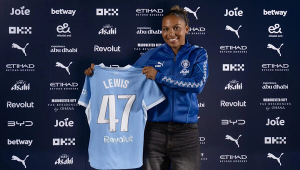 Manchester City defender Lewis signs first professional deal