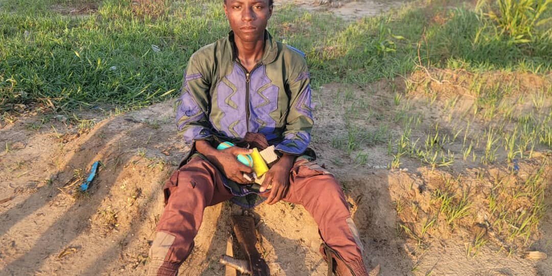 Boko Haram fighter surrenders with AK-47, 26 rounds in Borno [PHOTOS]