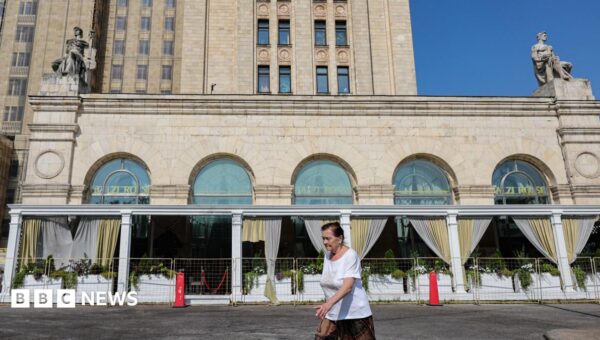Outside the Moscow restaurant where bomb killed three