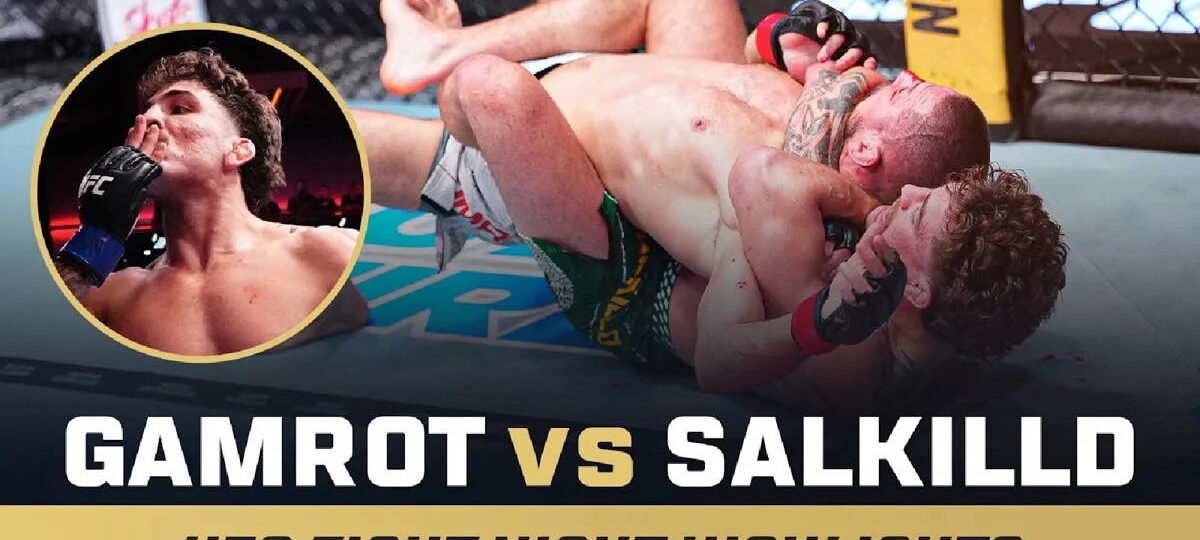 UFC Vegas 120 main event highlights: Quillan Salkilld taps out Mateusz Gamrot