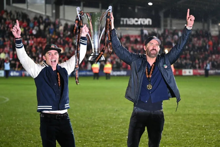 Hollywood duo underline Premier League ambition for Wrexham